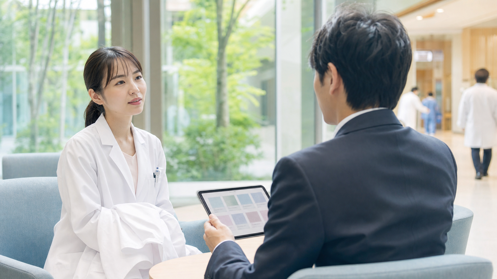現在の仕事以外のキャリア選択肢を相談する薬剤師