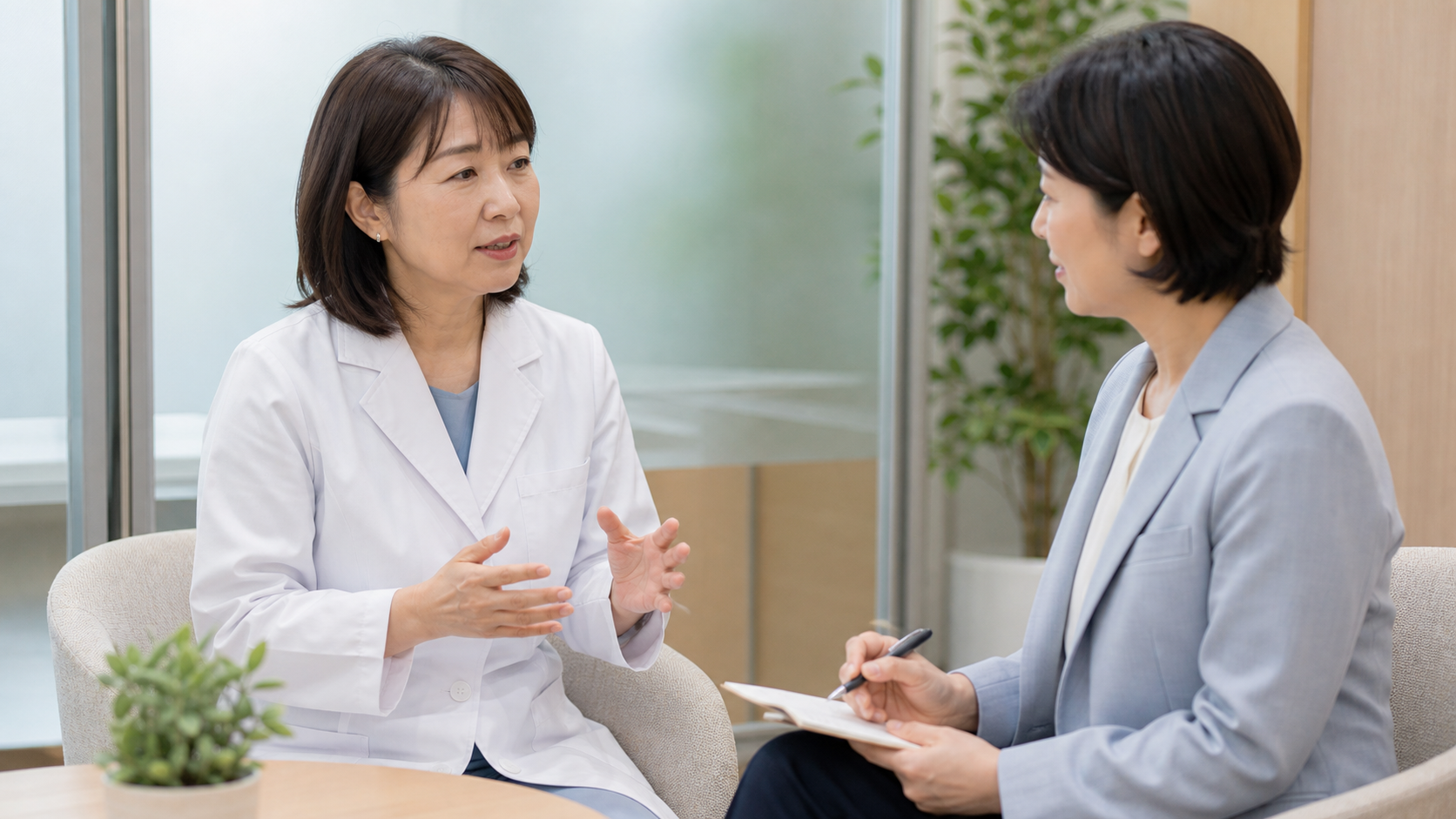 職場のパワハラについて専門相談員に相談する薬剤師